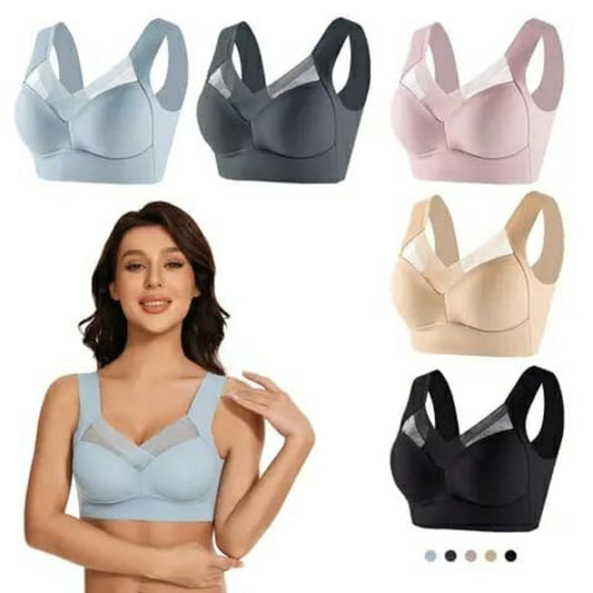 Seamless Sexy Support Bra – No Steel Ring, Yoga & Sleep Tank, Free Size