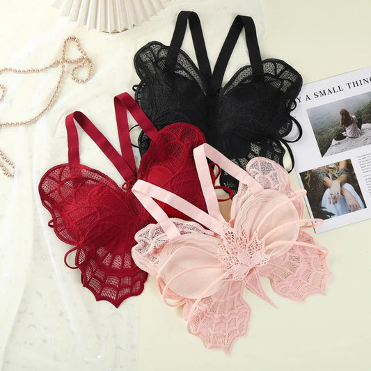 Fancy Butterfly Padded Bra