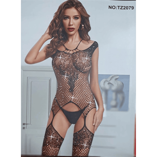 Mesh Fishnet Bodystocking Lingerie (ART: TZ2079)